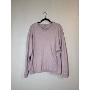 Pacific & Co Women's Pink Crewneck Sweatshirt Size XL Cotton Blend Pullover